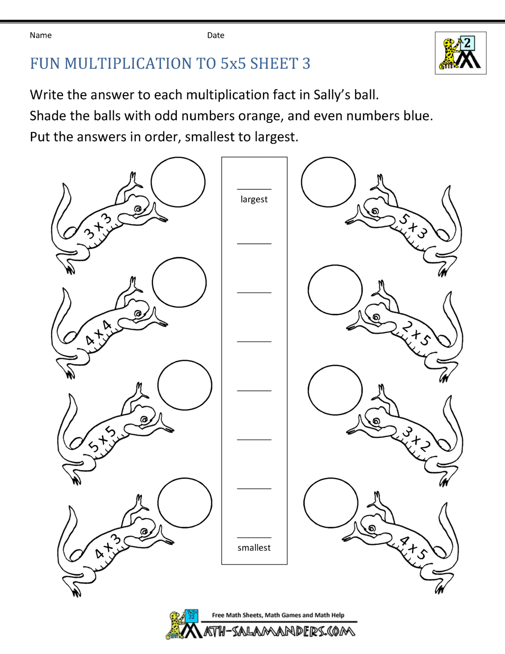 90 Multiplying By 5 Worksheets 54