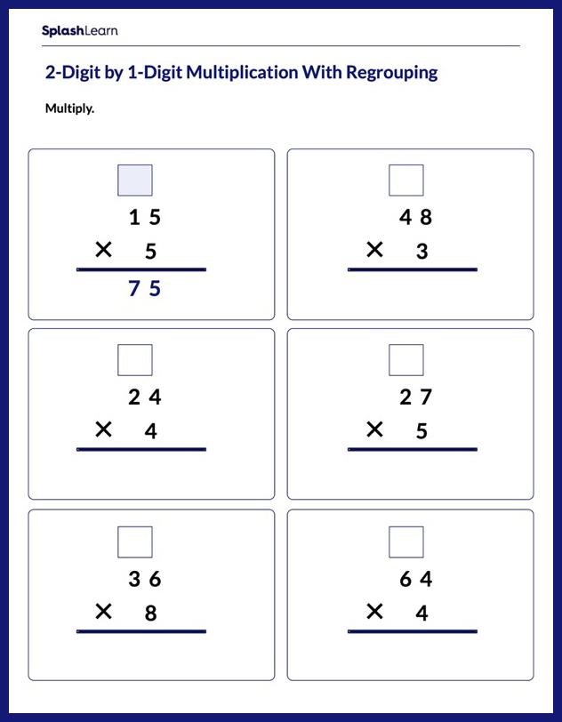 90 Multiplying By 5 Worksheets 56