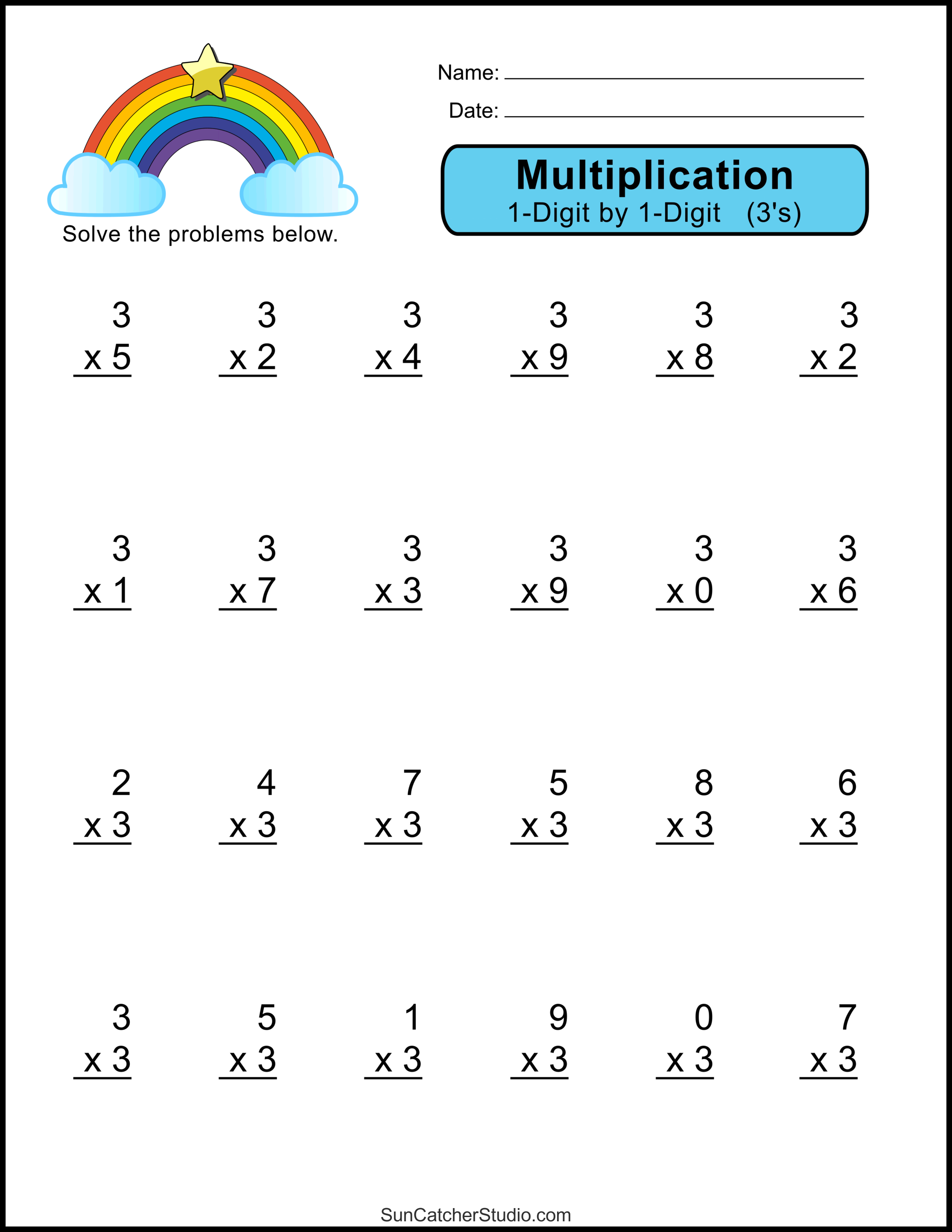 90 Multiplying By 5 Worksheets 65