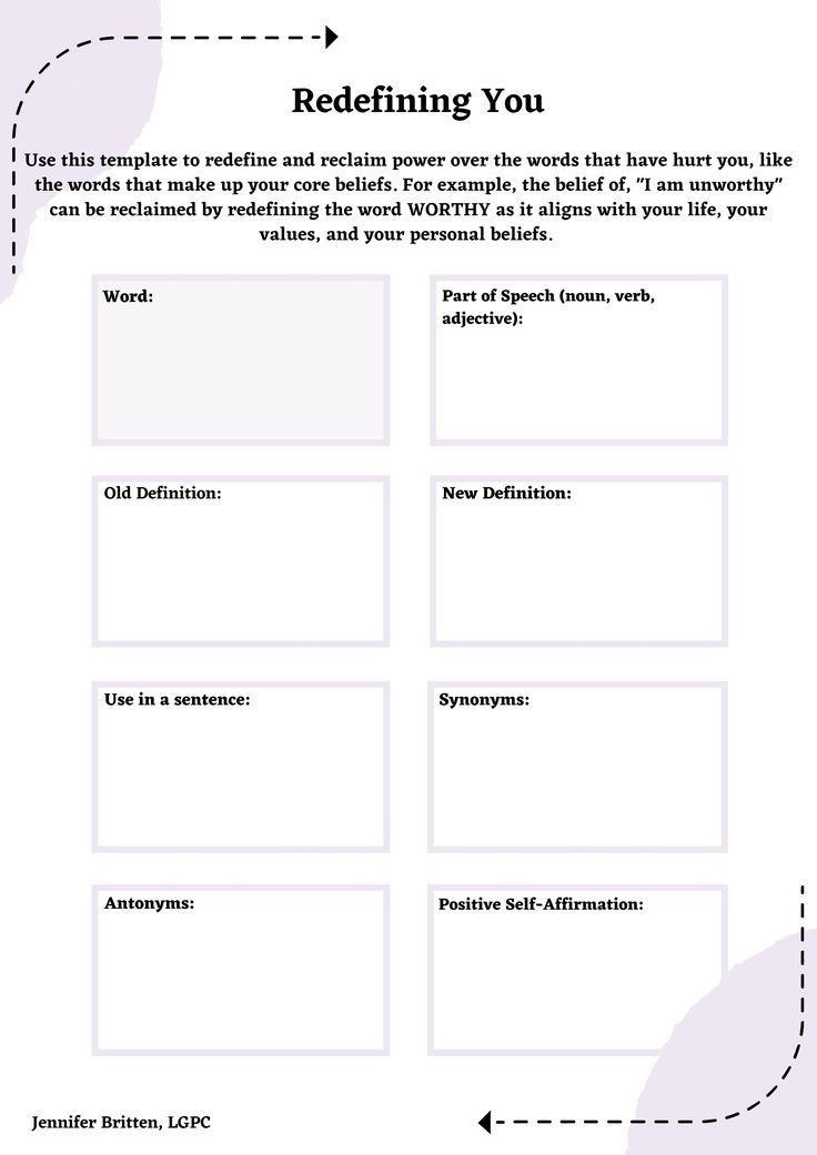 90 Printable Core Beliefs Worksheets Pdf 6