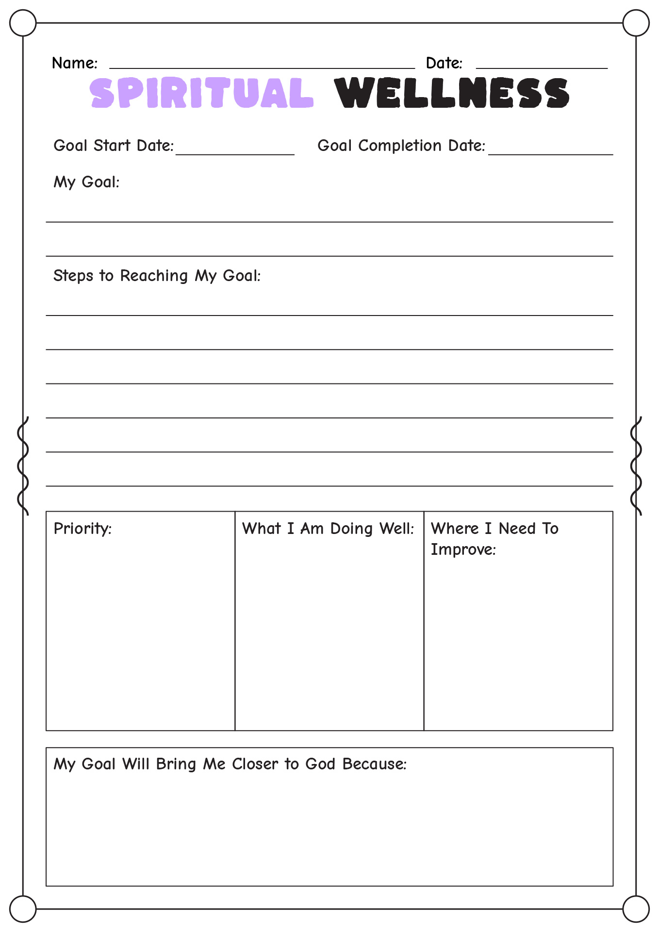 Get 85 Daily Wellness Worksheets 26