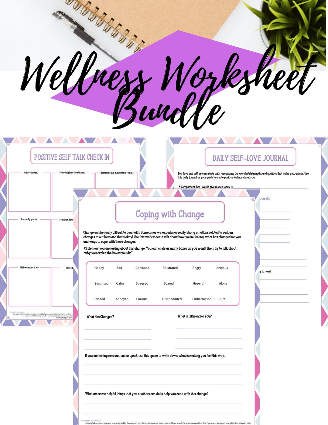 Get 85 Daily Wellness Worksheets 45