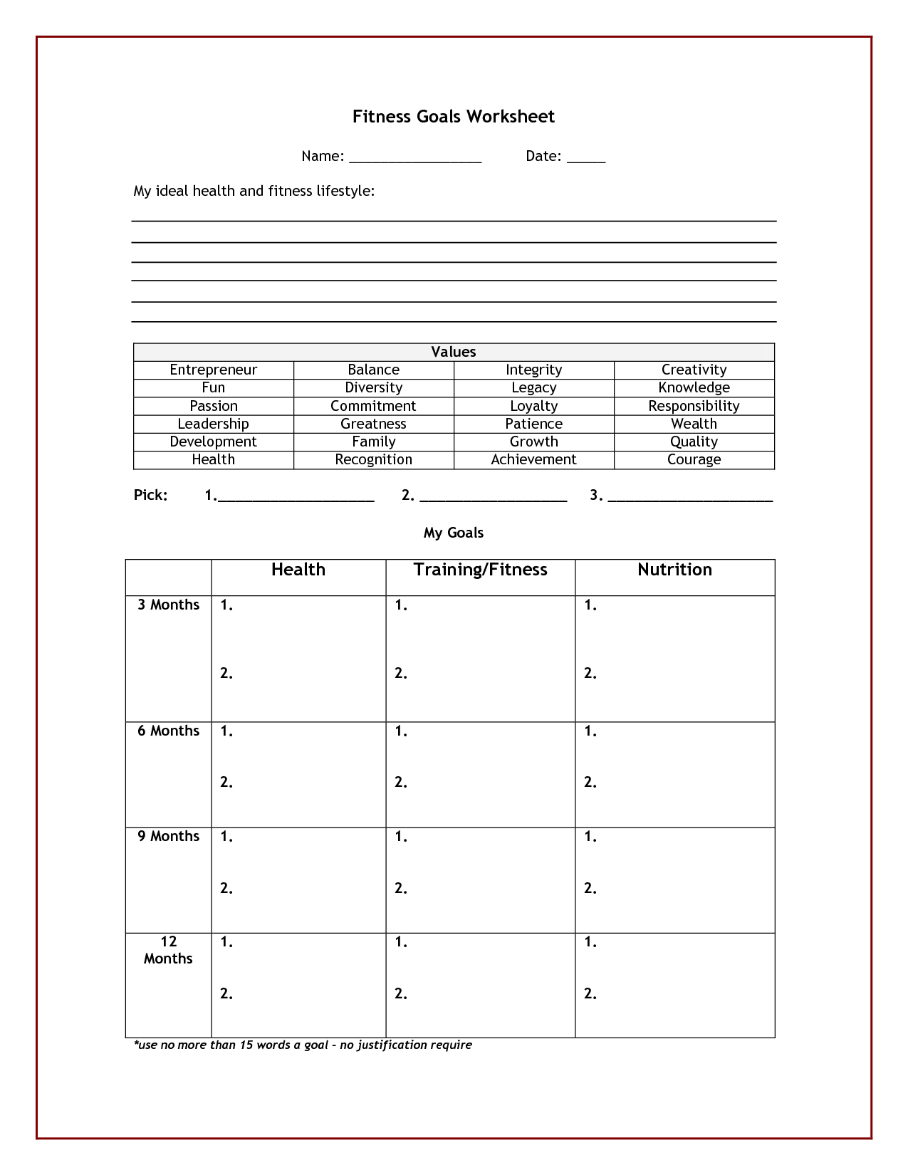 Get 85 Daily Wellness Worksheets 47