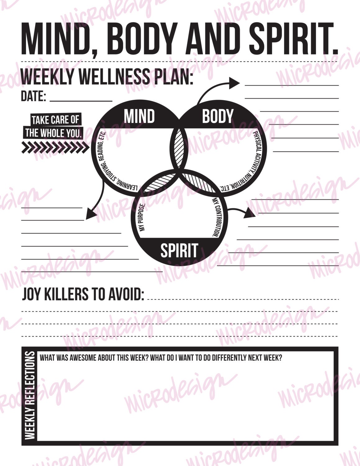 Get 85 Daily Wellness Worksheets 73