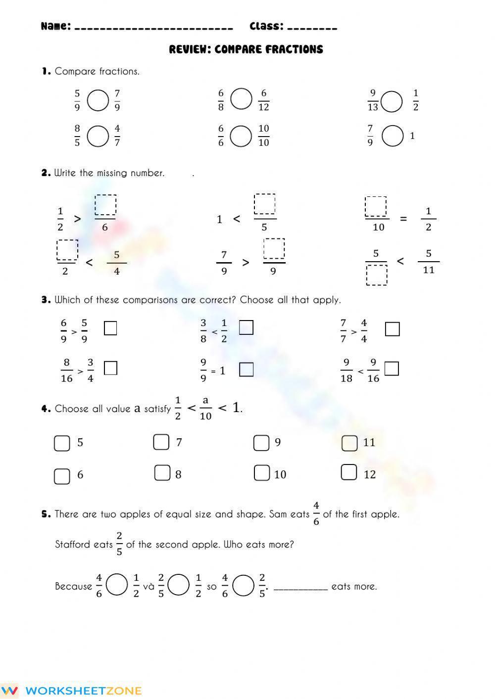 Get 85 Fraction Review Worksheets Pdf Ideas 32