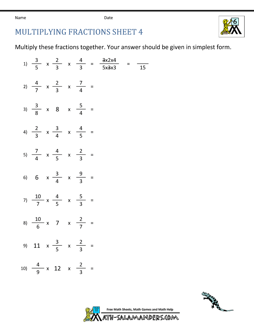 Get 85 Fraction Review Worksheets Pdf Ideas 60