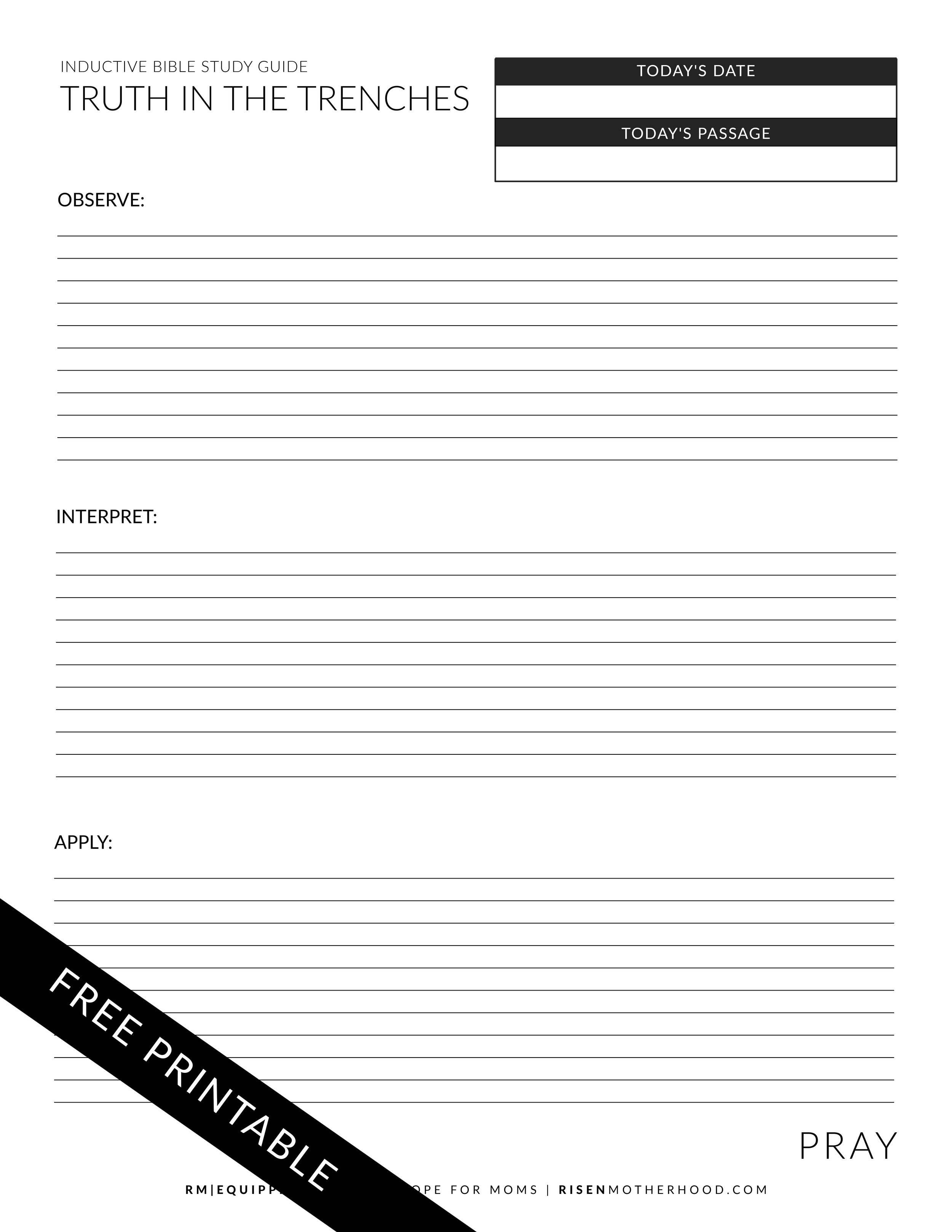 Get 85 Inductive Bible Study Worksheets Ideas 55