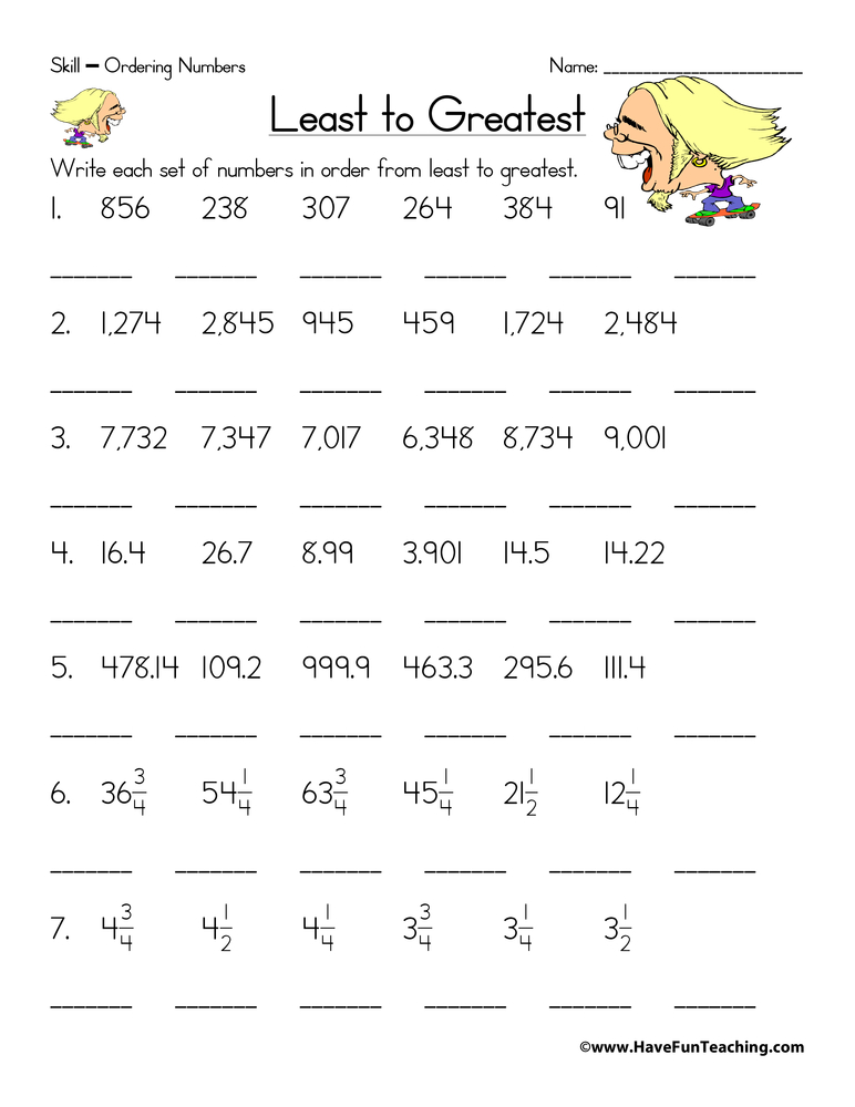 Get 85 Ordering Of Decimals Worksheets Ideas 46