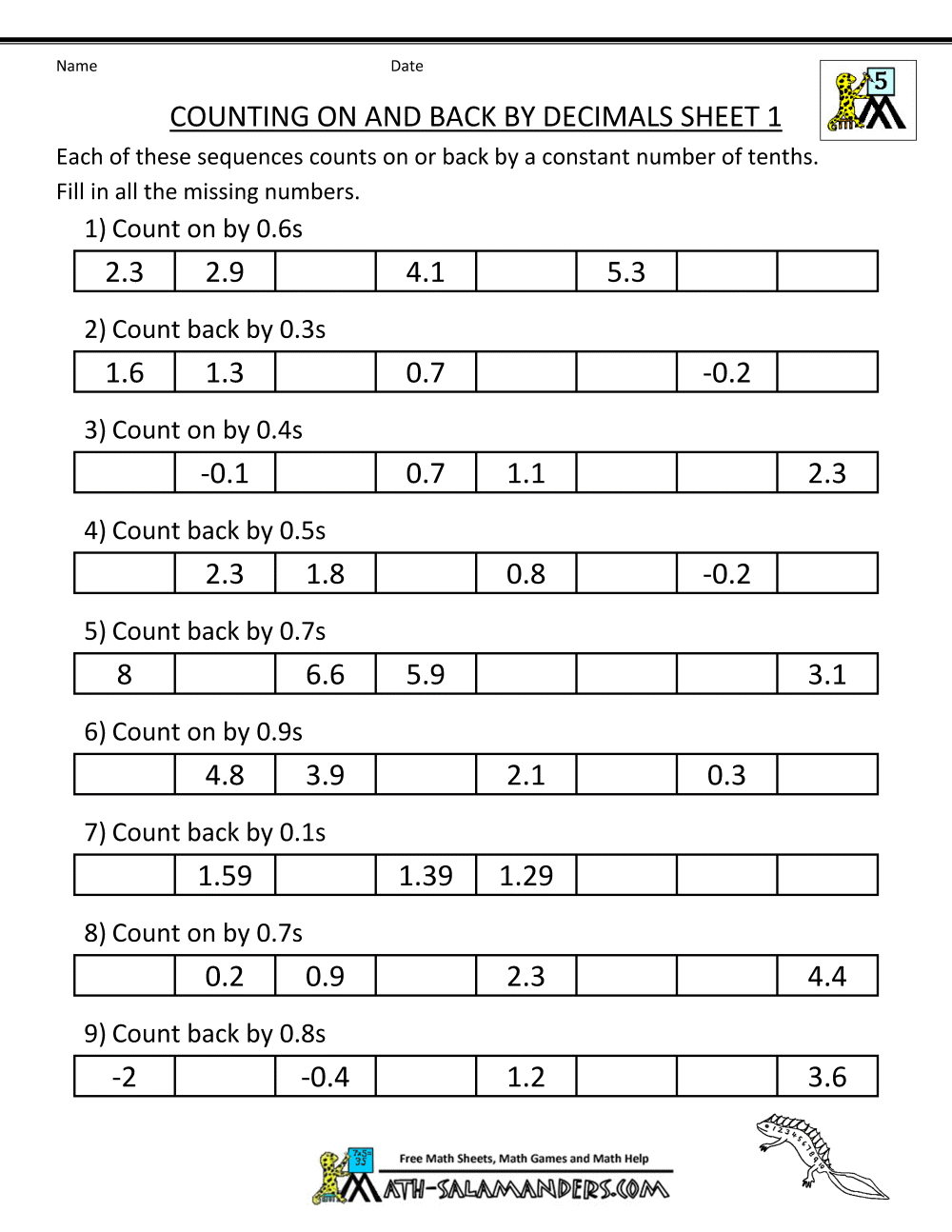 Get 85 Ordering Of Decimals Worksheets Ideas 69