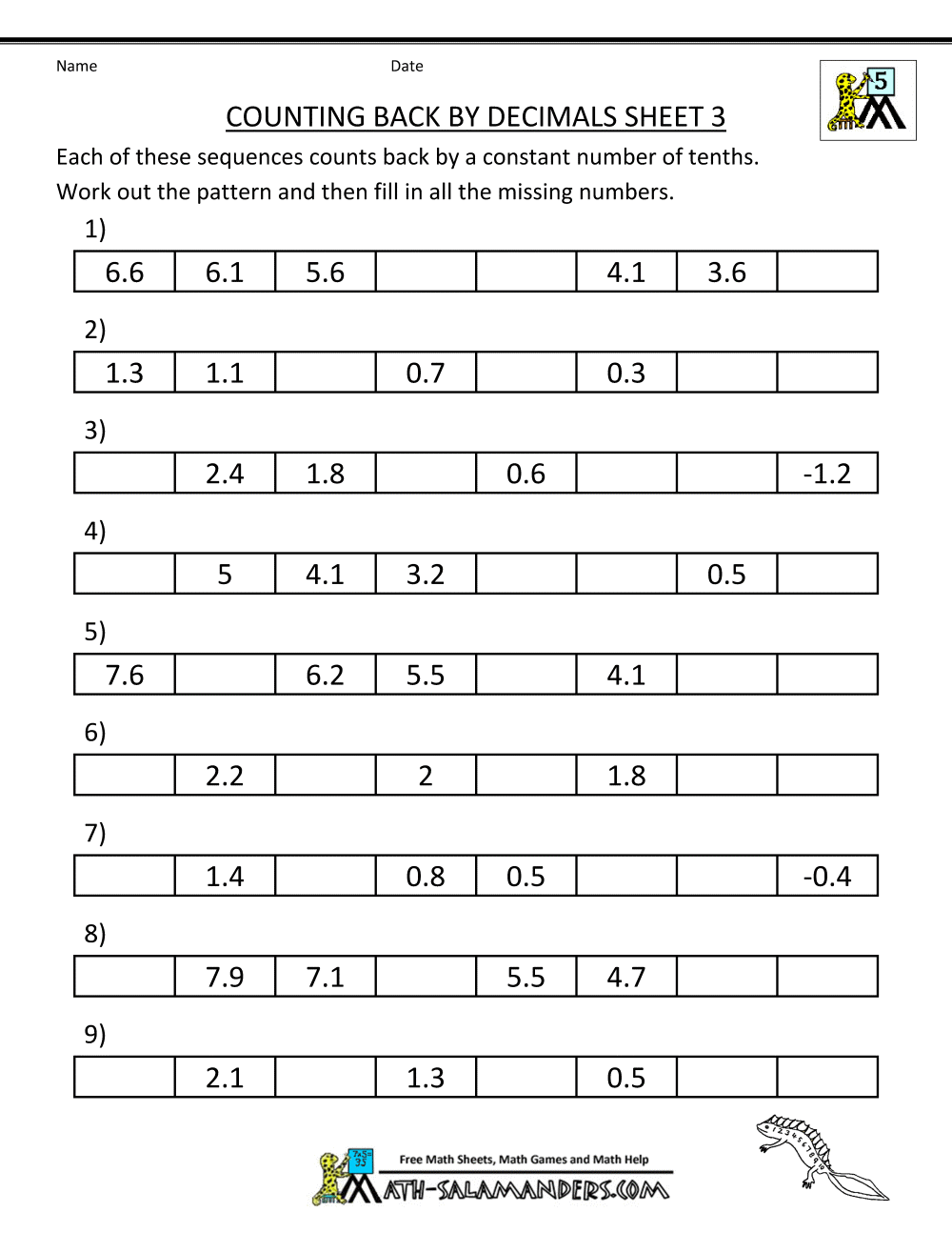 Get 85 Ordering Of Decimals Worksheets Ideas 77