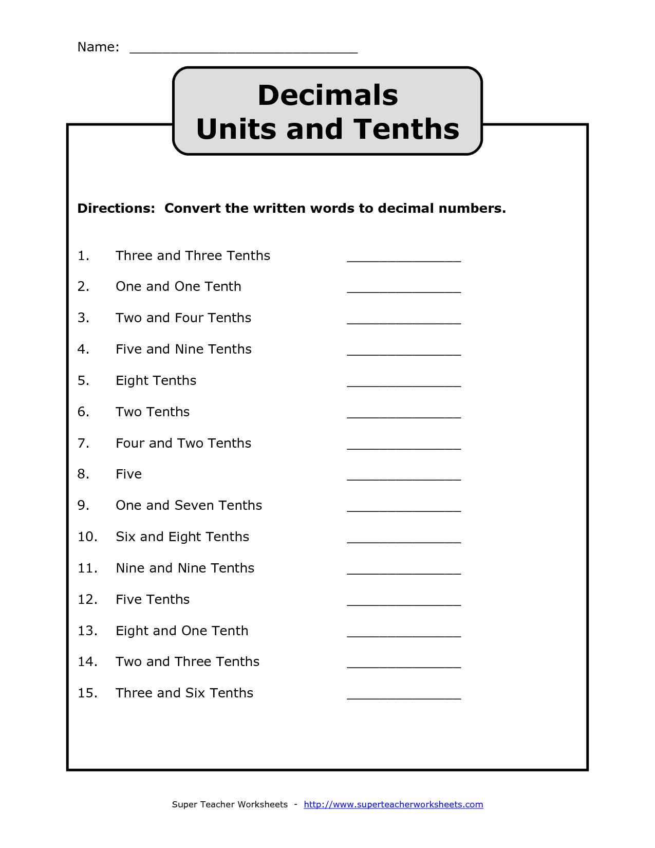 Get 85 Ordering Of Decimals Worksheets Ideas 83