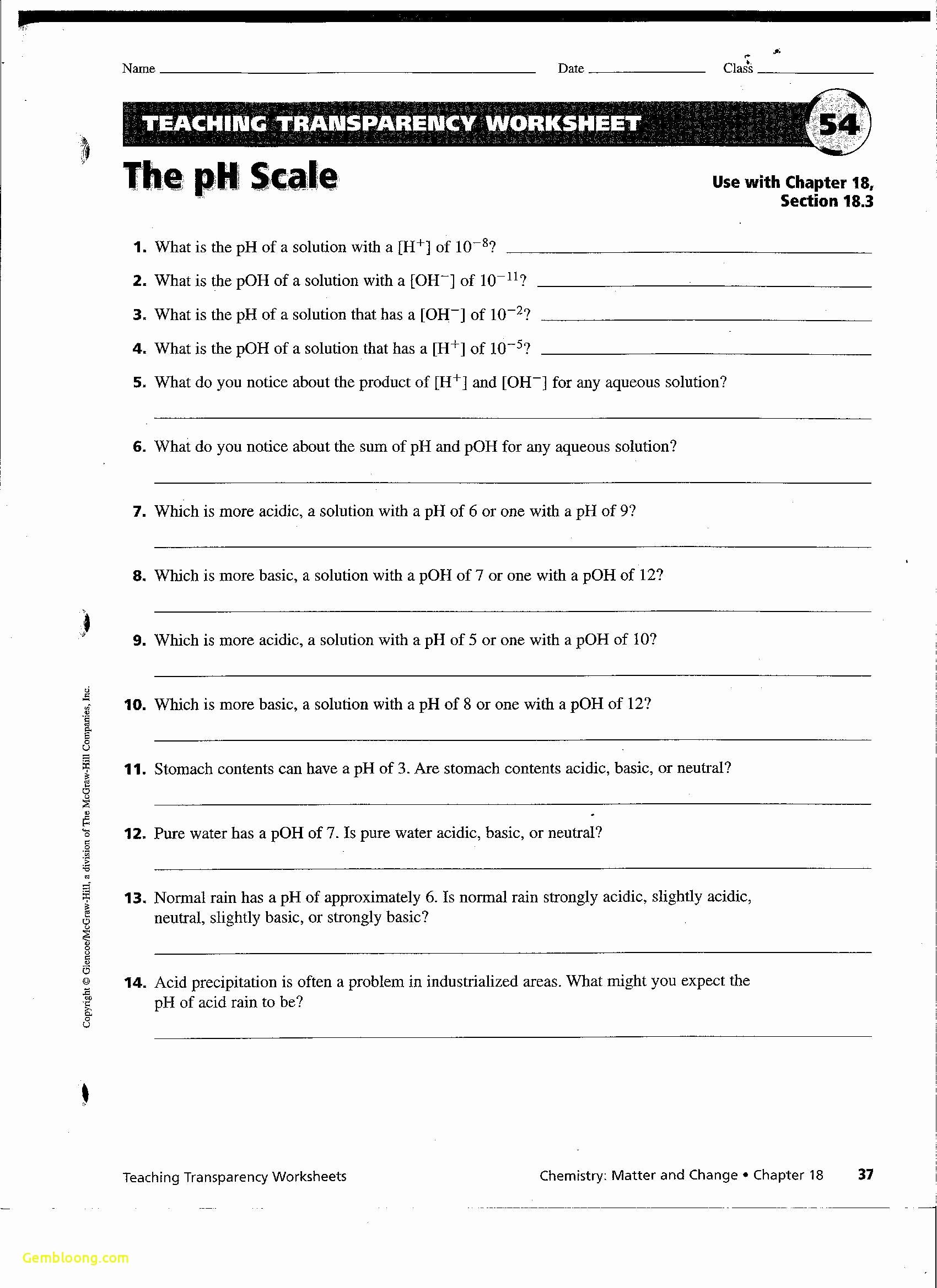 Get 85 Ph Calculations Worksheets Answers Ideas 80