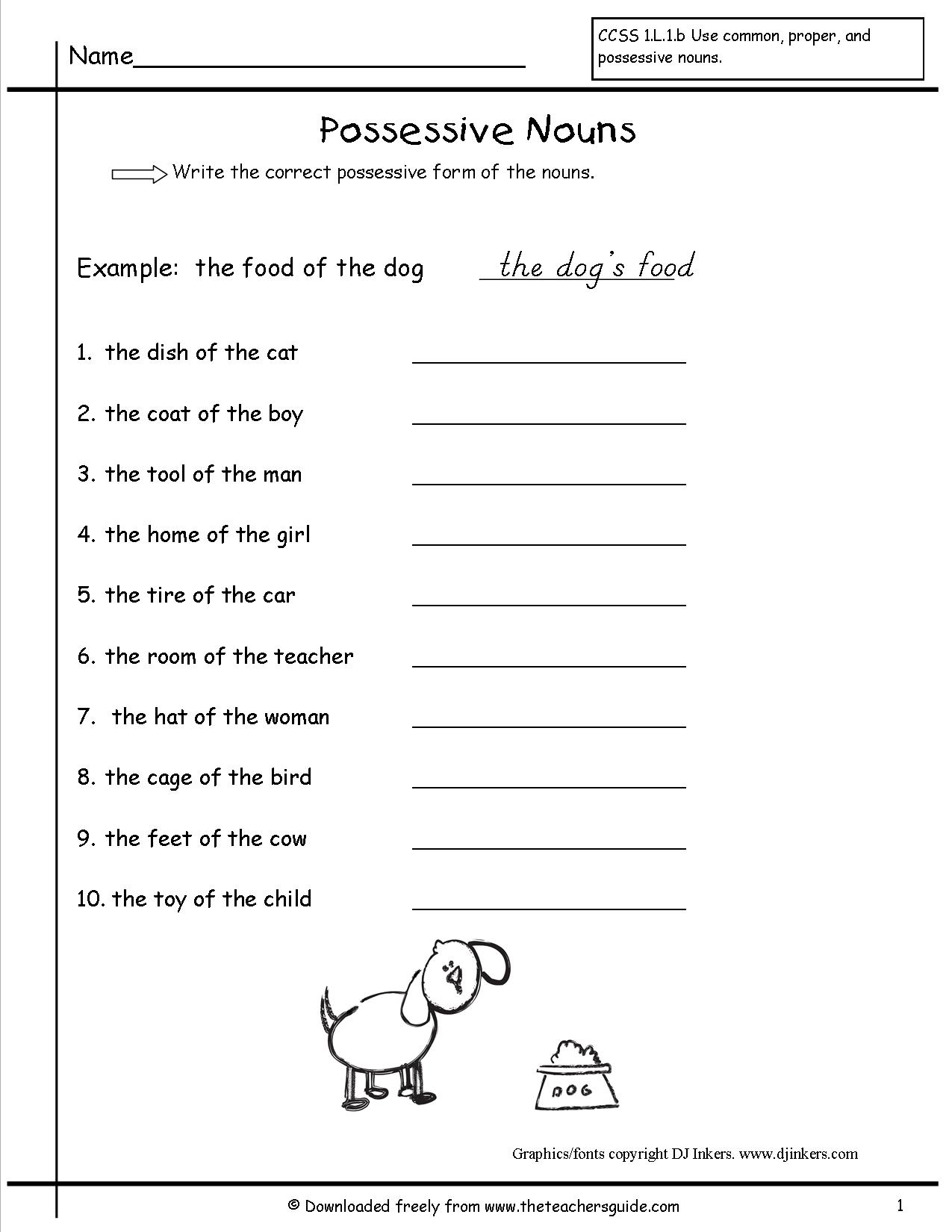 Get 85 Plural Possessive Nouns Worksheets Ideas 24