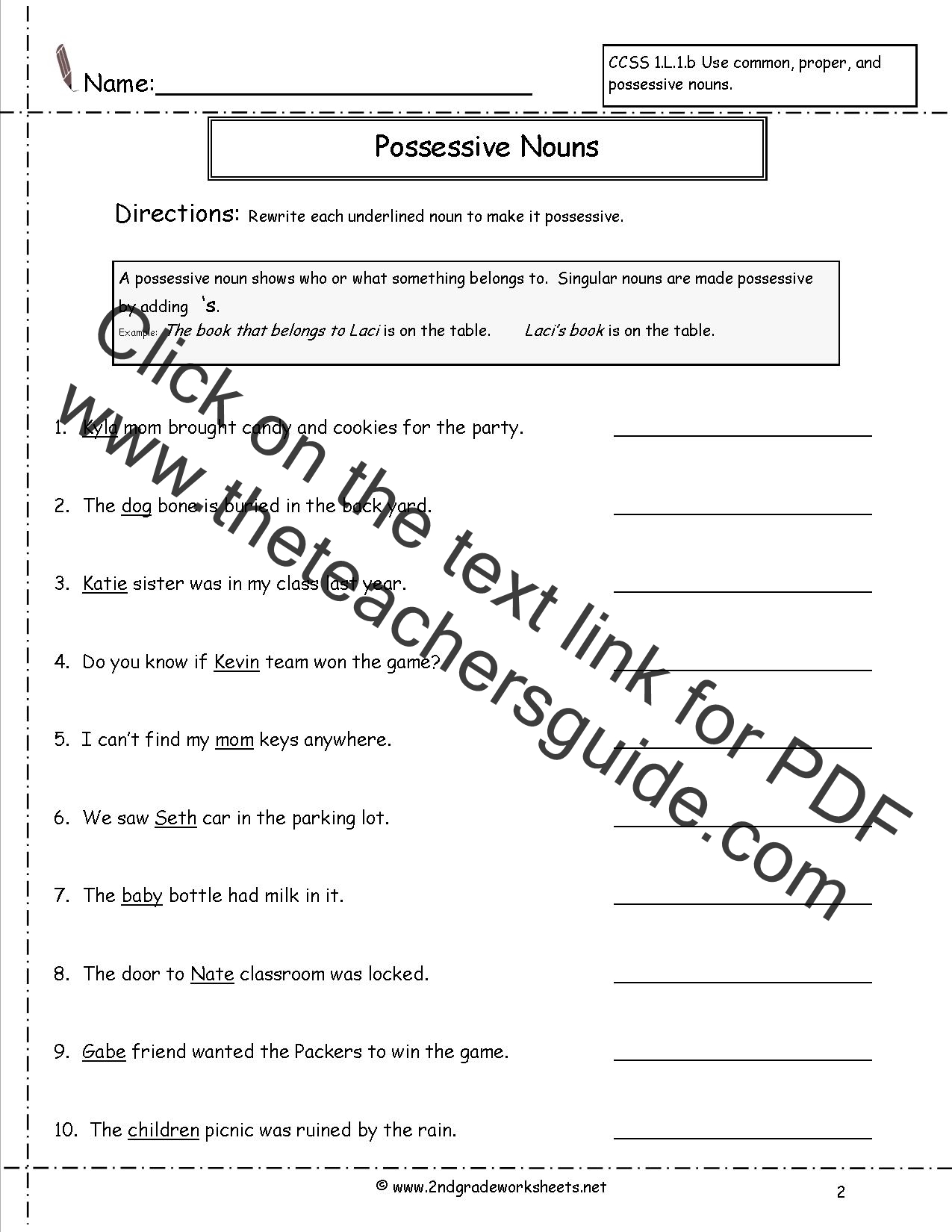 Get 85 Plural Possessive Nouns Worksheets Ideas 39