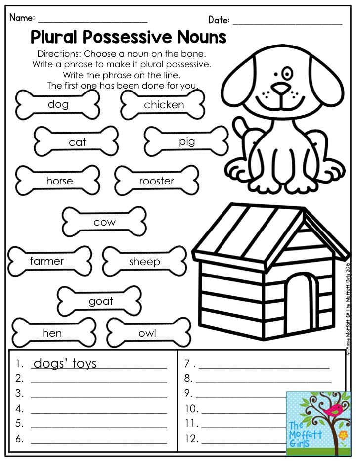 Get 85 Plural Possessive Nouns Worksheets Ideas 51