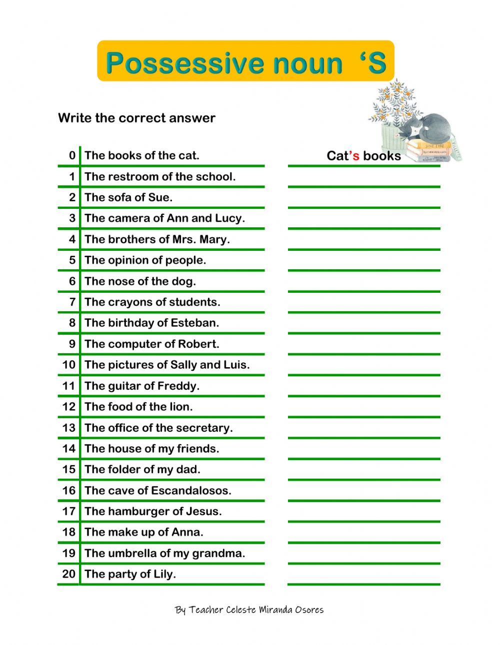 Get 85 Plural Possessive Nouns Worksheets Ideas 77