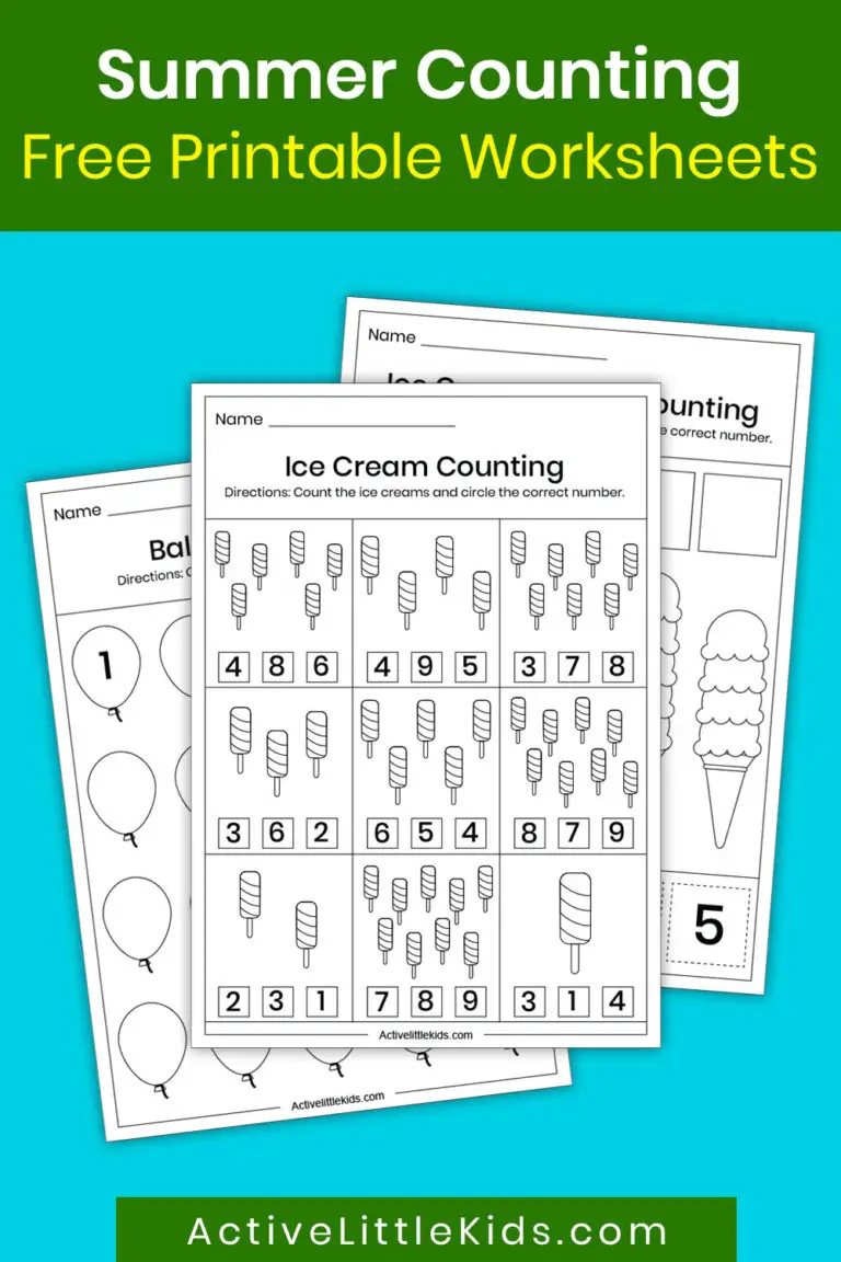 Get 85 Summer Counting Worksheet Ideas 30