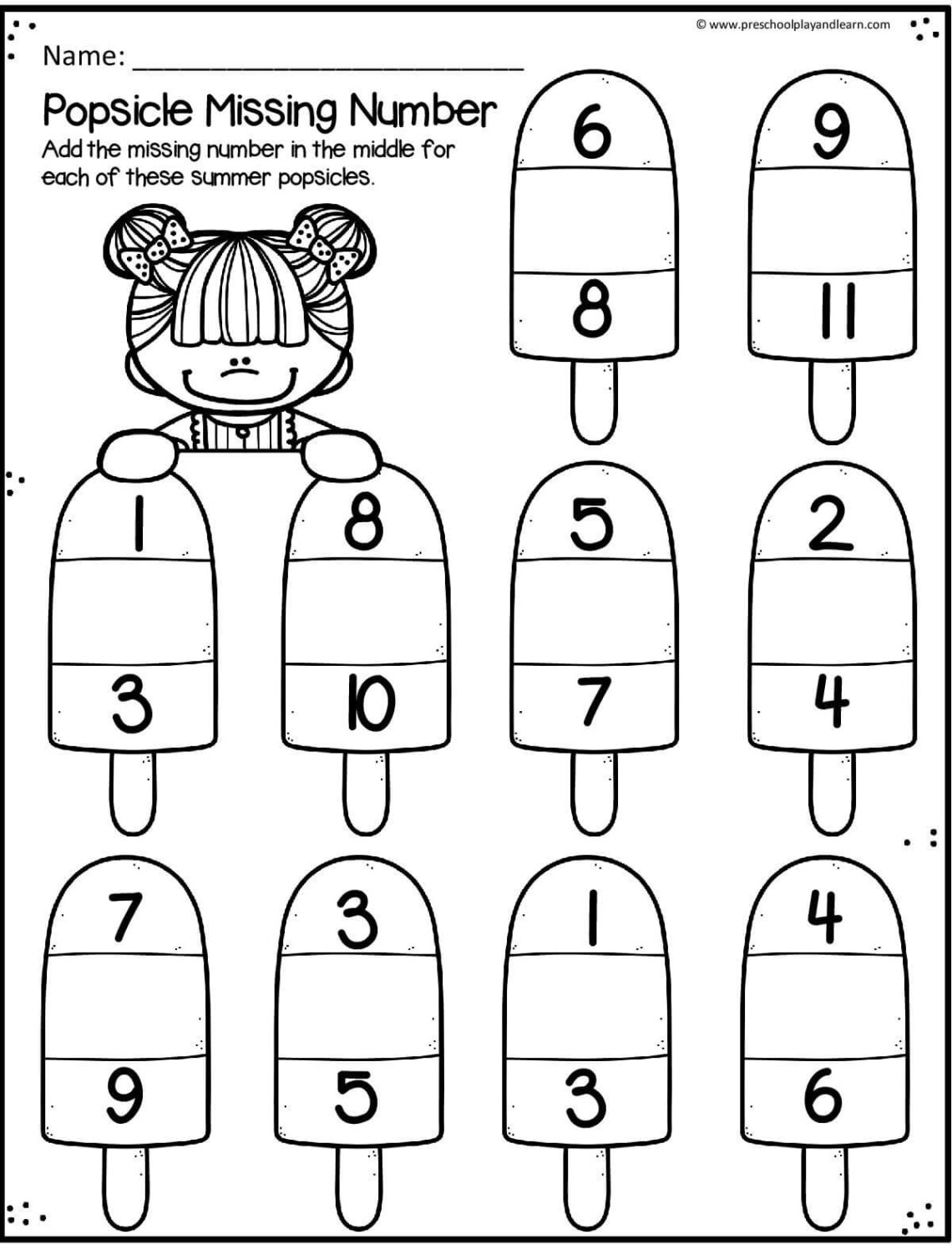 Get 85 Summer Counting Worksheet Ideas 36