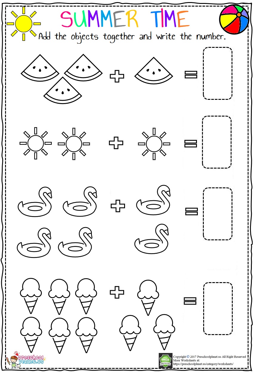 Get 85 Summer Counting Worksheet Ideas 38