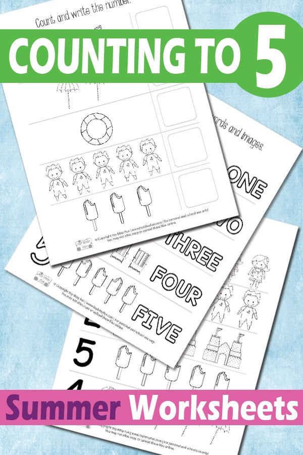 Get 85 Summer Counting Worksheet Ideas 55