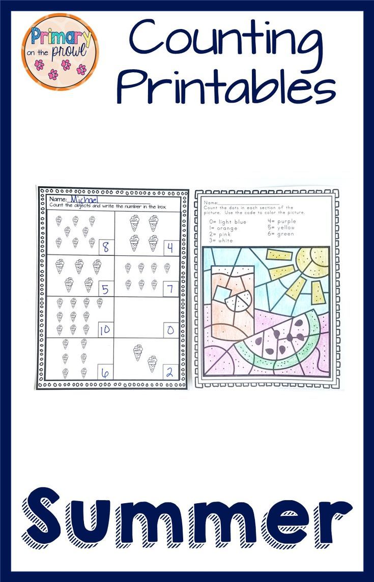 Get 85 Summer Counting Worksheet Ideas 62