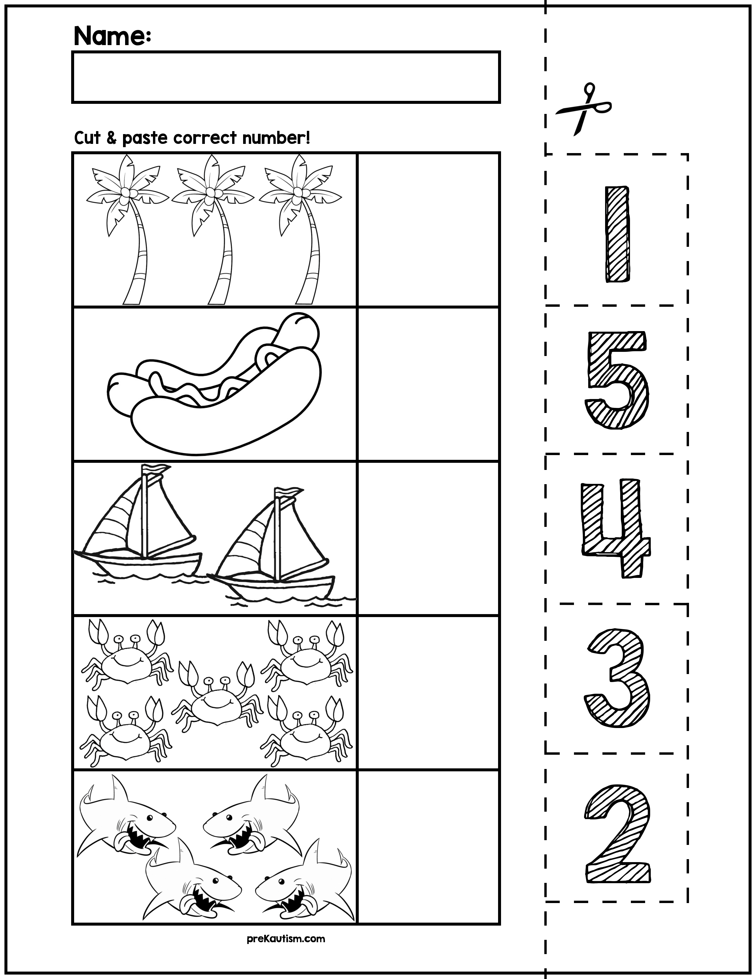 Get 85 Summer Counting Worksheet Ideas 74