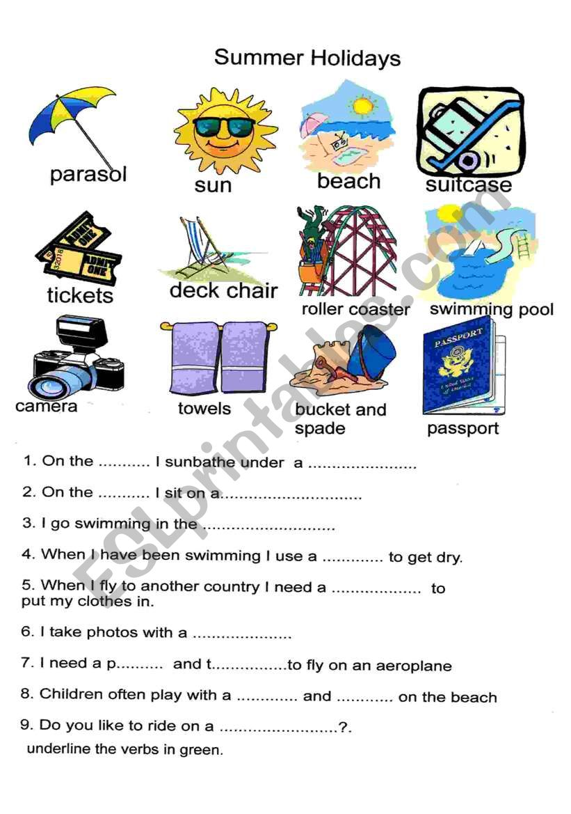 Get 85 Summer Grammar Worksheet Ideas 3