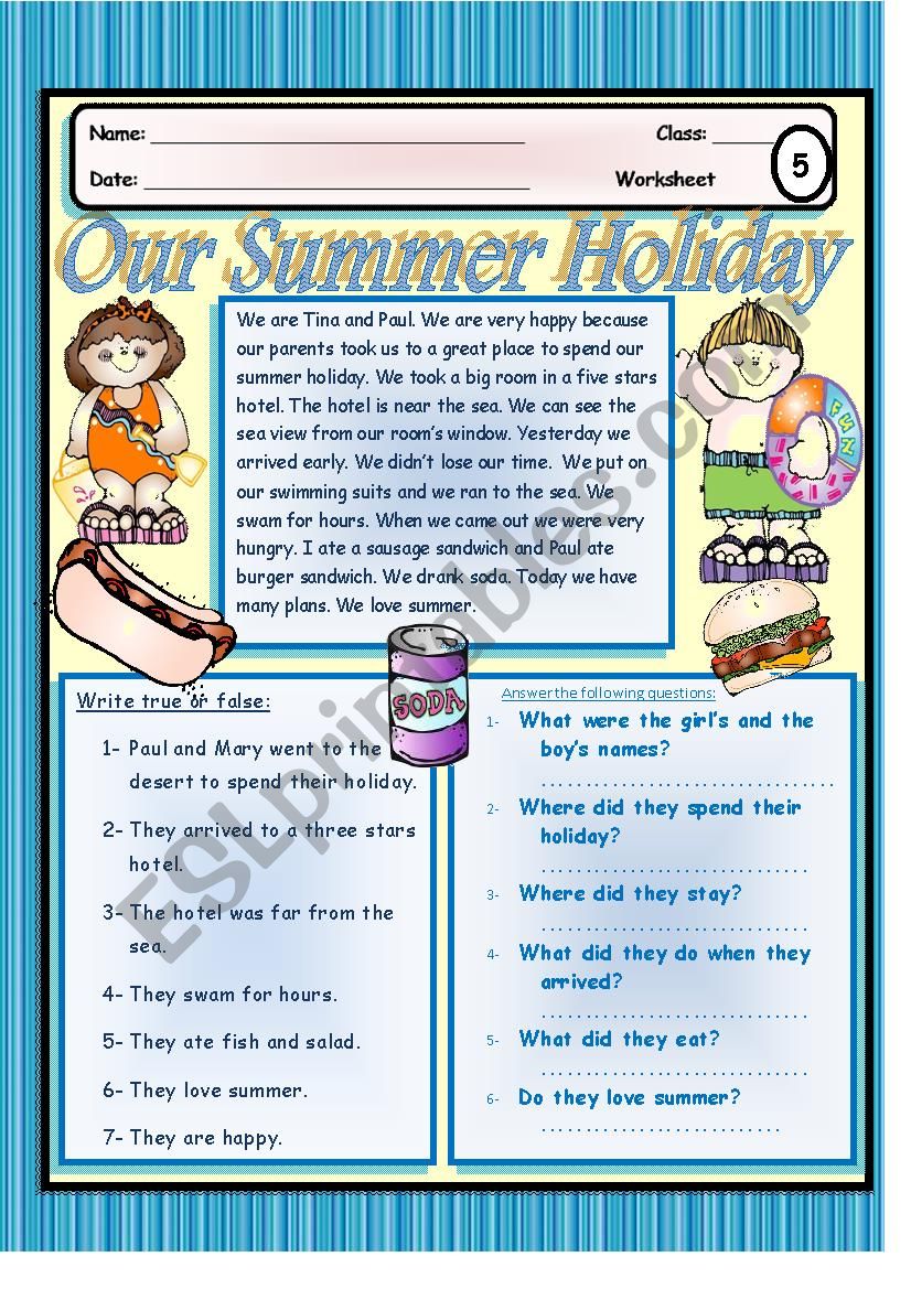 Get 85 Summer Grammar Worksheet Ideas 38