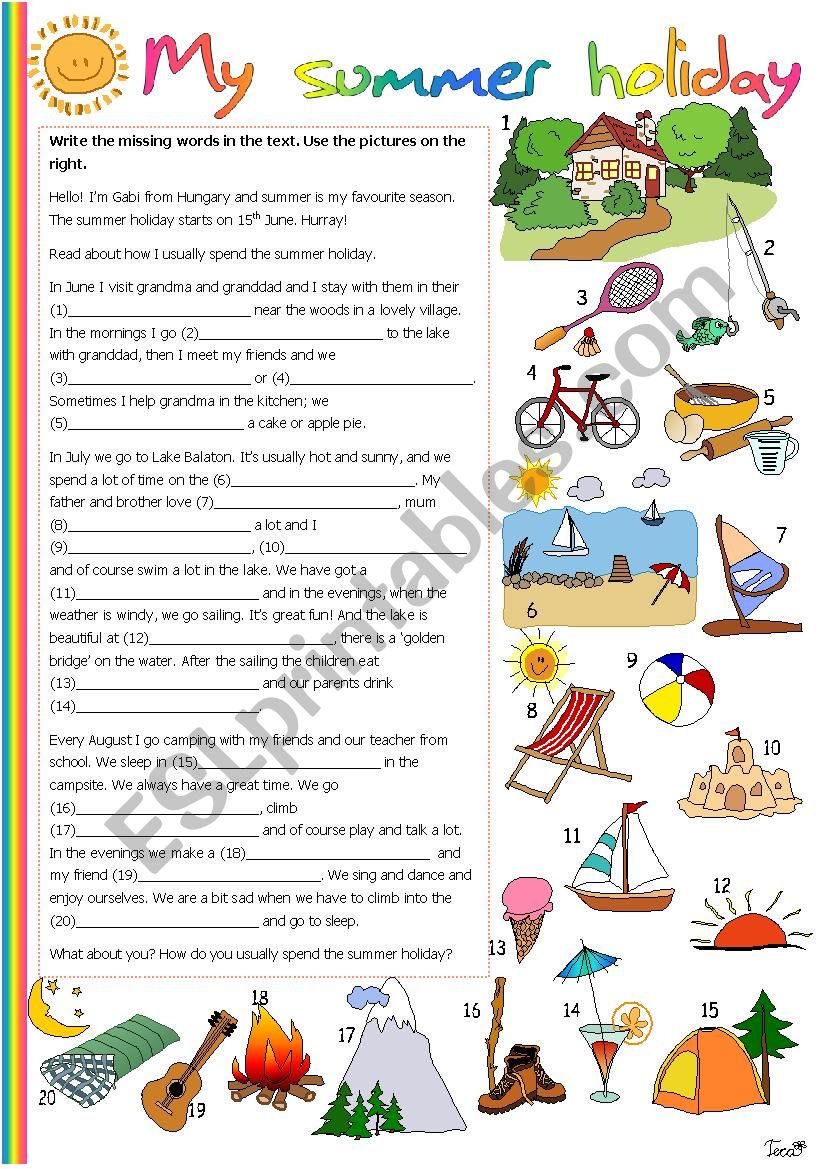 Get 85 Summer Grammar Worksheet Ideas 52