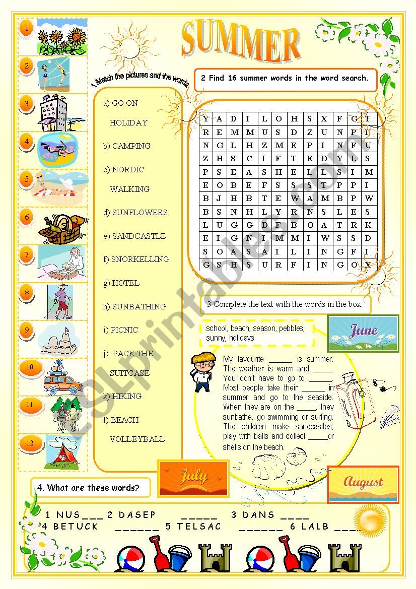 Get 85 Summer Grammar Worksheet Ideas 72