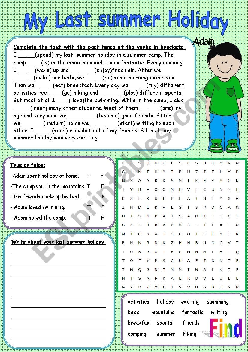 Get 85 Summer Grammar Worksheet Ideas 84