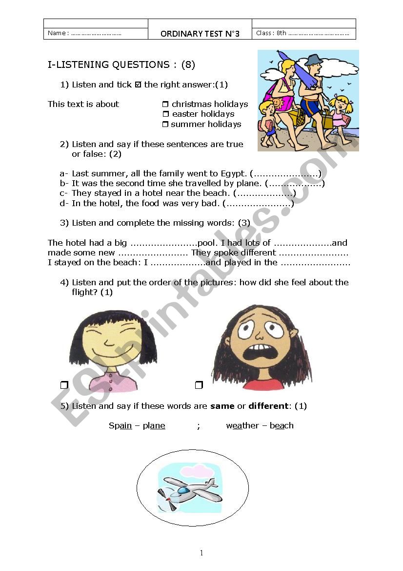 Get 85 Summer Listening Worksheet 37