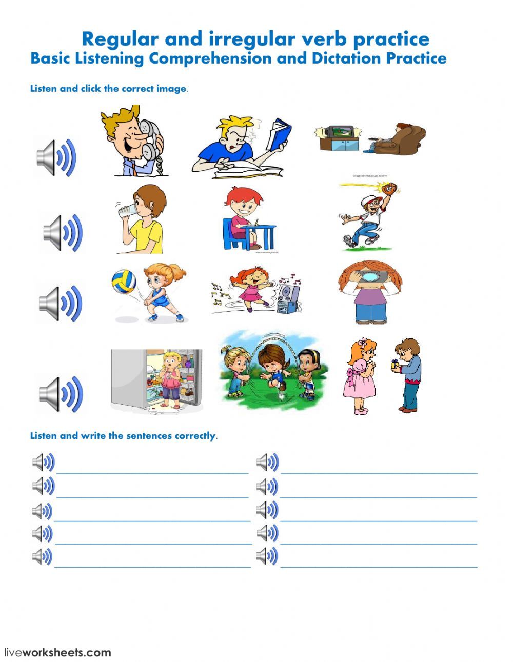 Get 85 Summer Listening Worksheet 4