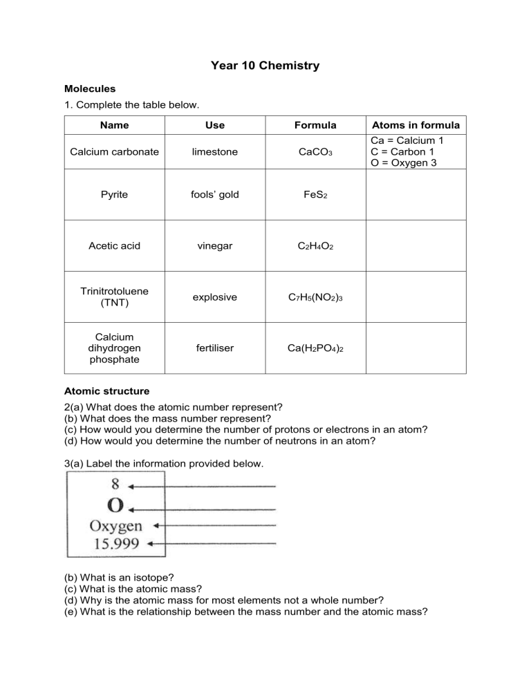 Save 85 Subatomic Particles Worksheets Answers 20