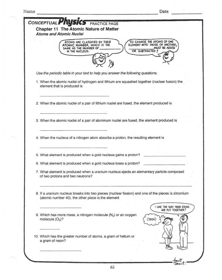 Save 85 Subatomic Particles Worksheets Answers 55