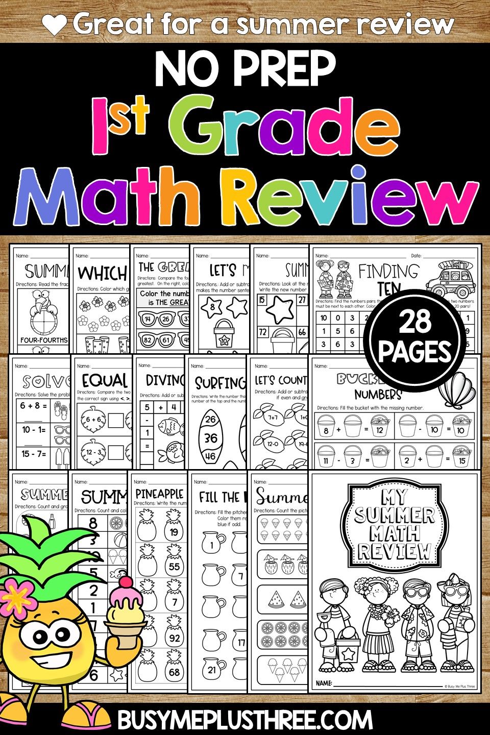 Best 45 1St Grade Summer Math Worksheets Ideas 28