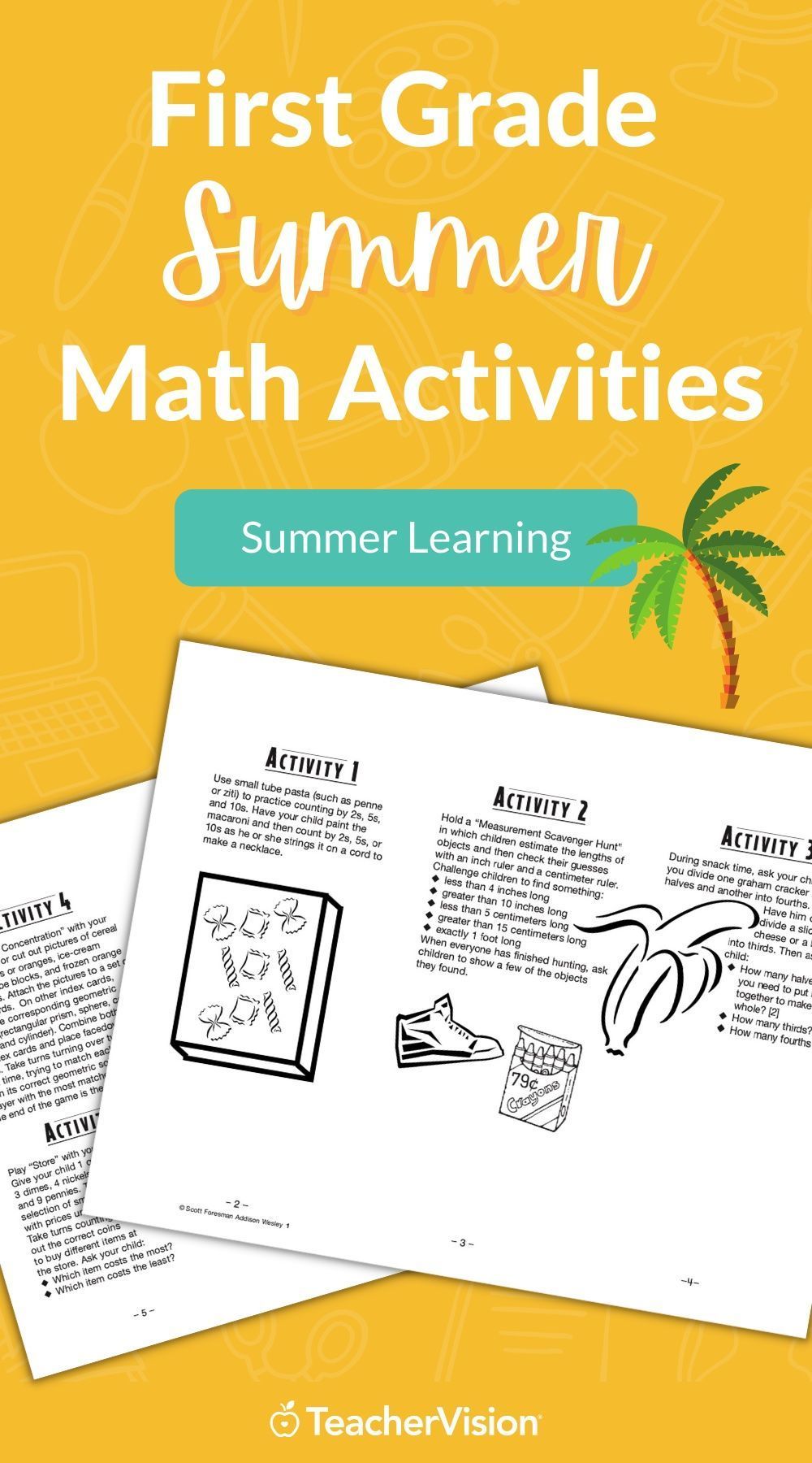 Best 45 1St Grade Summer Math Worksheets Ideas 4