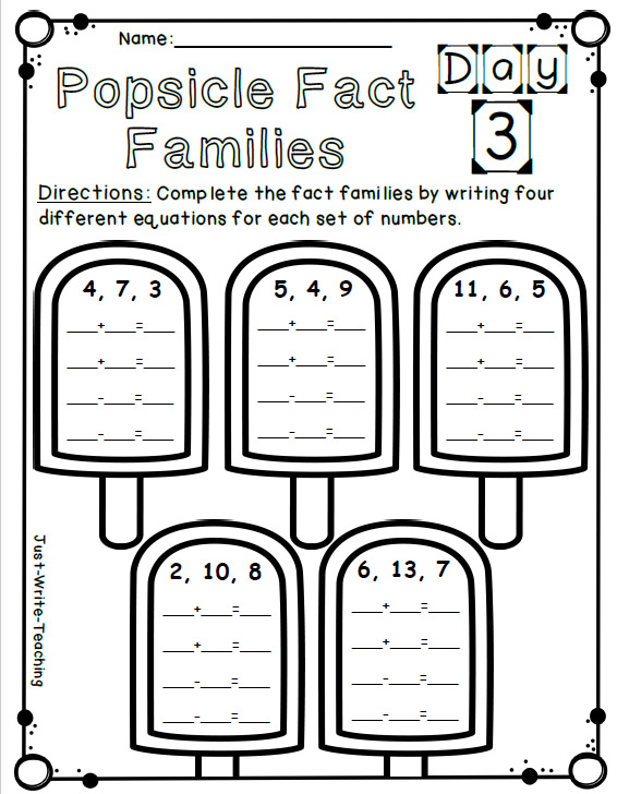 Best 45 1St Grade Summer Math Worksheets Ideas 43