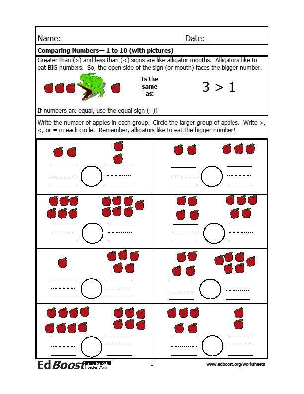 Best 45 Comparing Numbers Worksheets Ideas 10