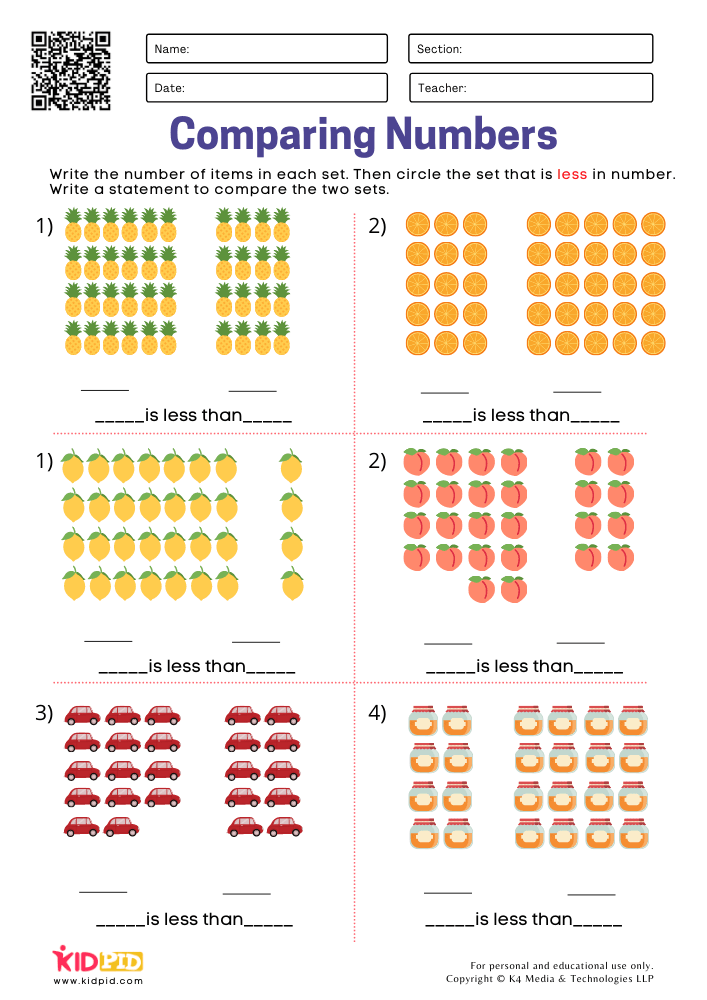 Best 45 Comparing Numbers Worksheets Ideas 21