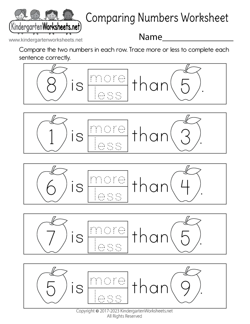 Best 45 Comparing Numbers Worksheets Ideas 25