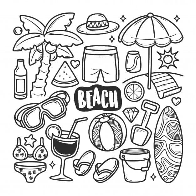 Best 45 Cute Summer Coloring Pages Aesthetic Ideas 24