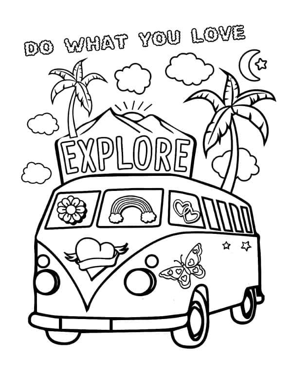 Best 45 Cute Summer Coloring Pages Aesthetic Ideas 27