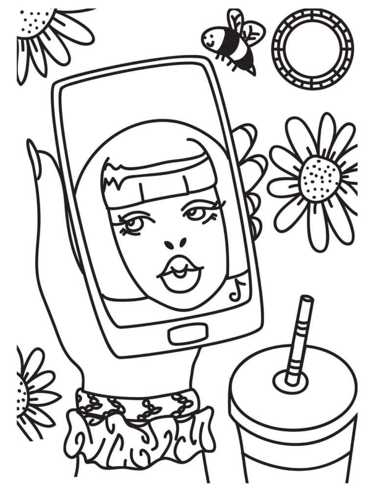 Best 45 Cute Summer Coloring Pages Aesthetic Ideas 37