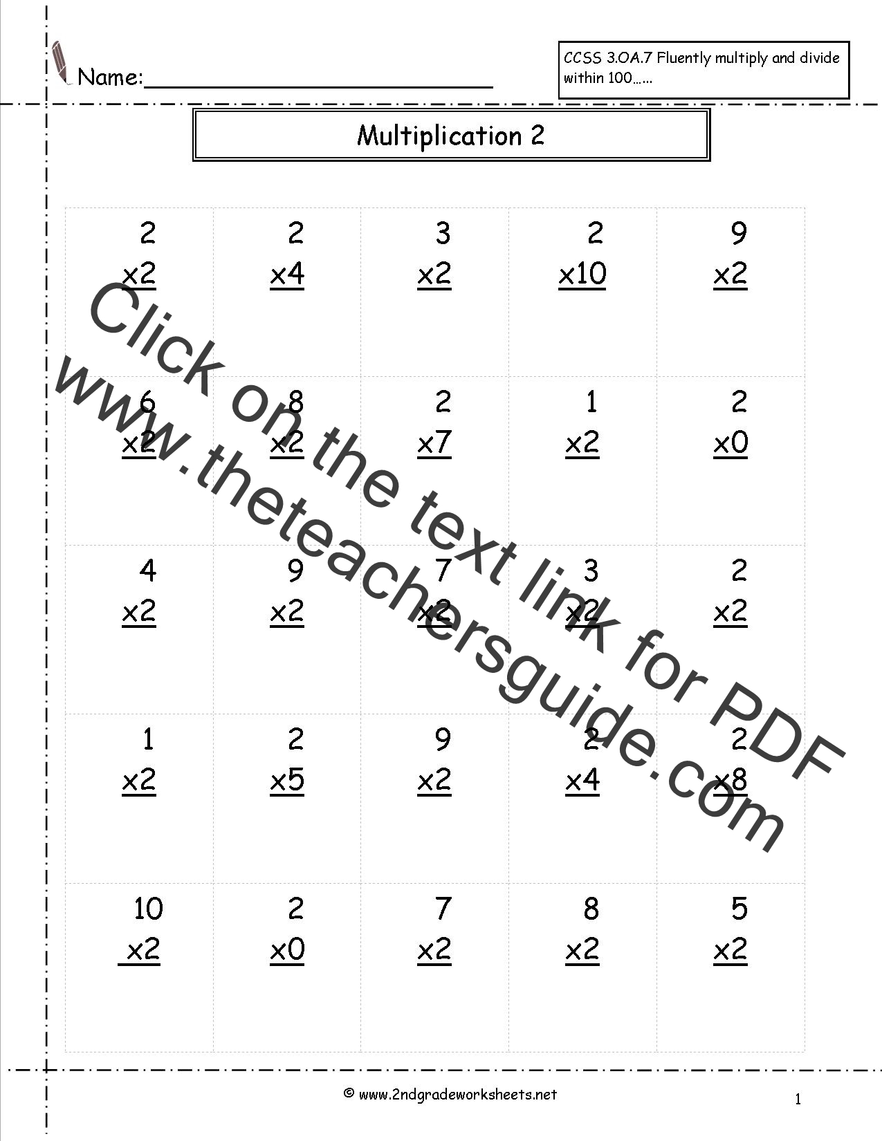 Best 45 Multiplication Printable Worksheets Ideas 12