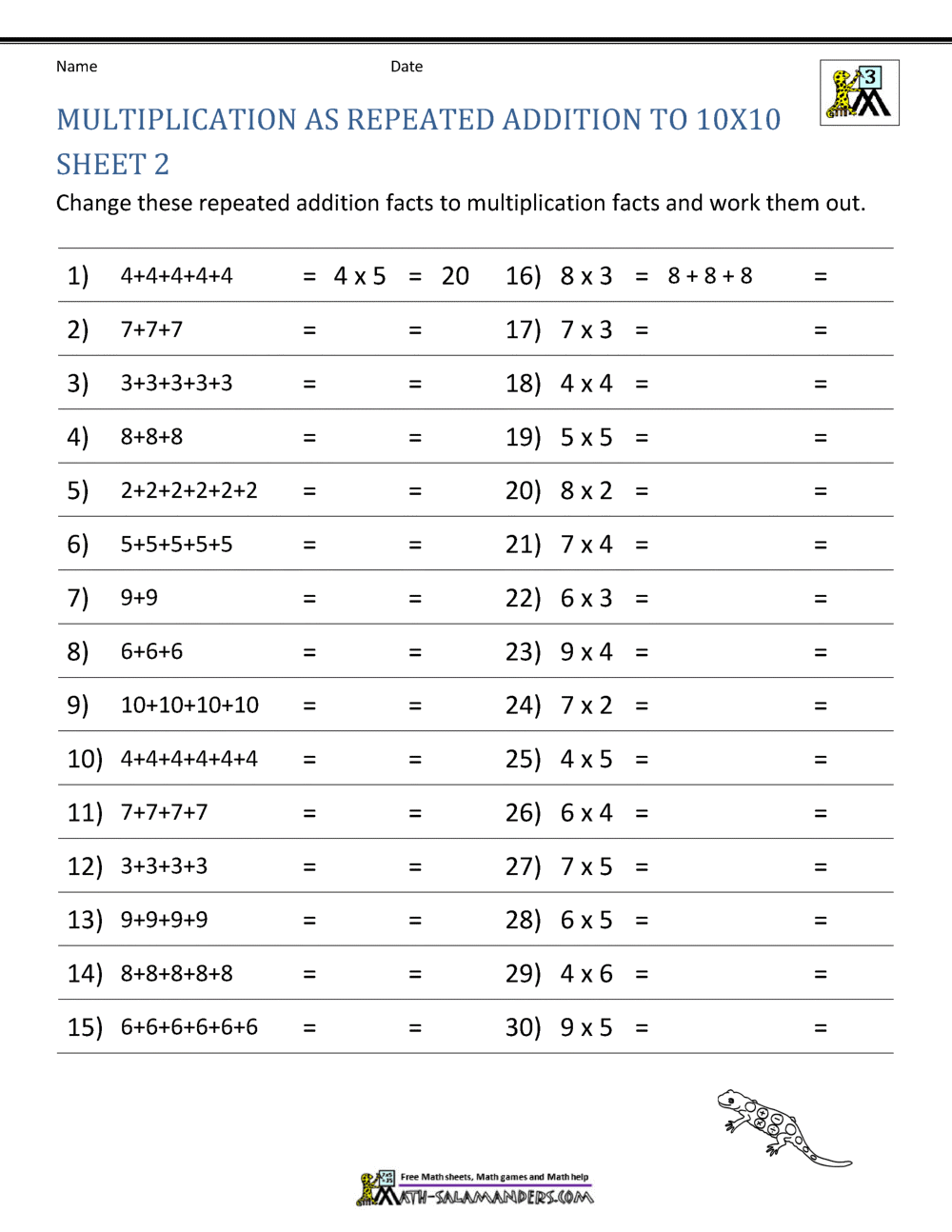 Best 45 Multiplication Printable Worksheets Ideas 24