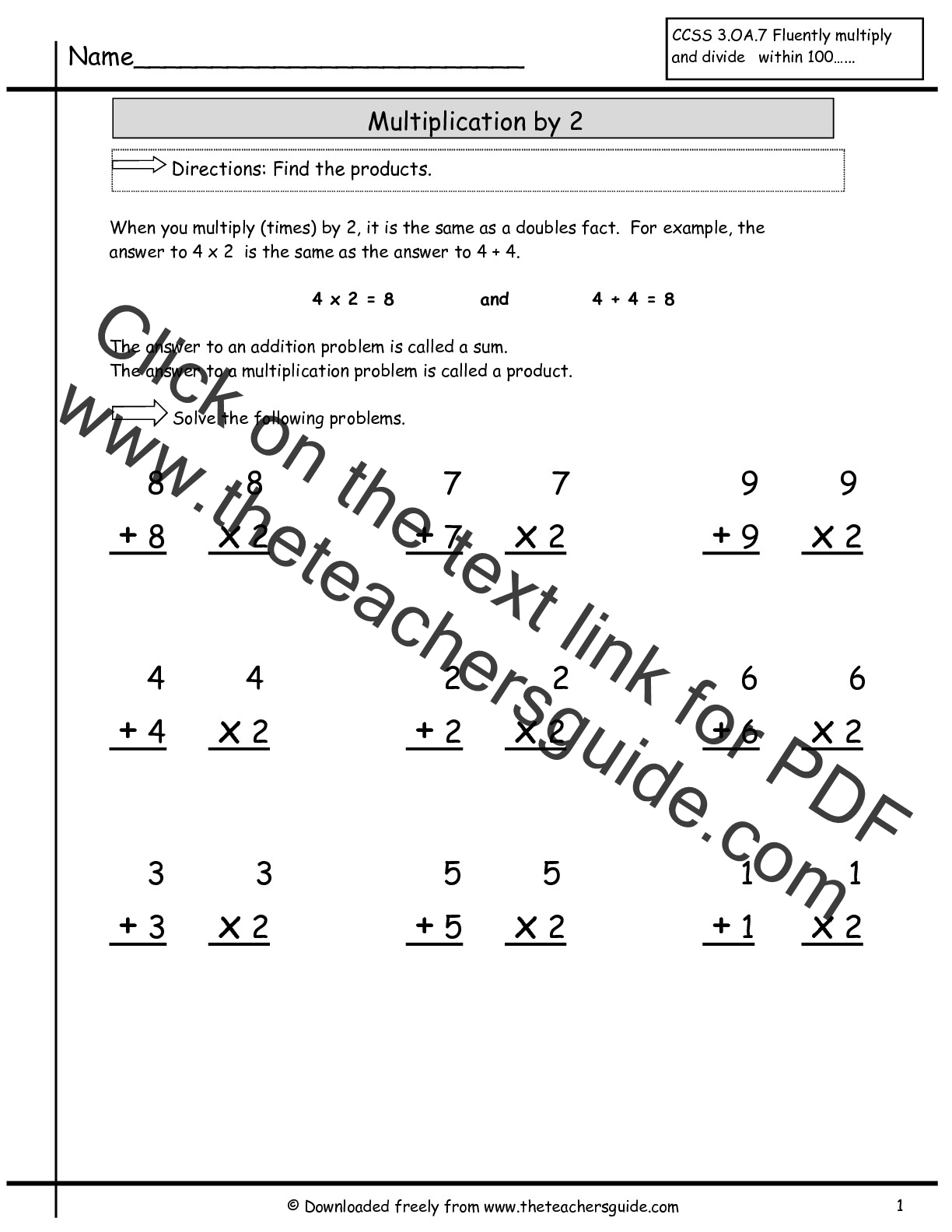 Best 45 Multiplication Printable Worksheets Ideas 31