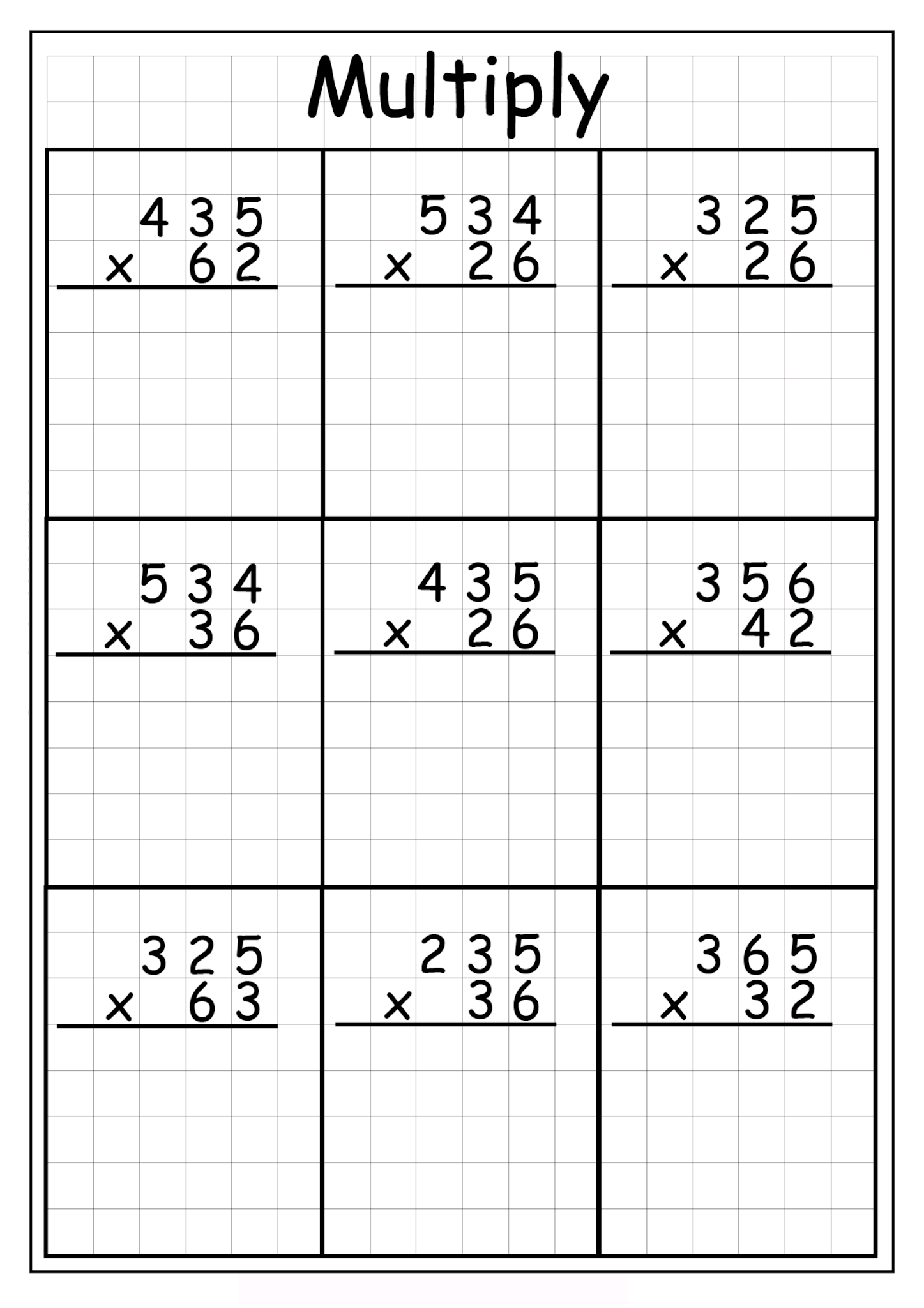 Best 45 Multiplication Printable Worksheets Ideas 32