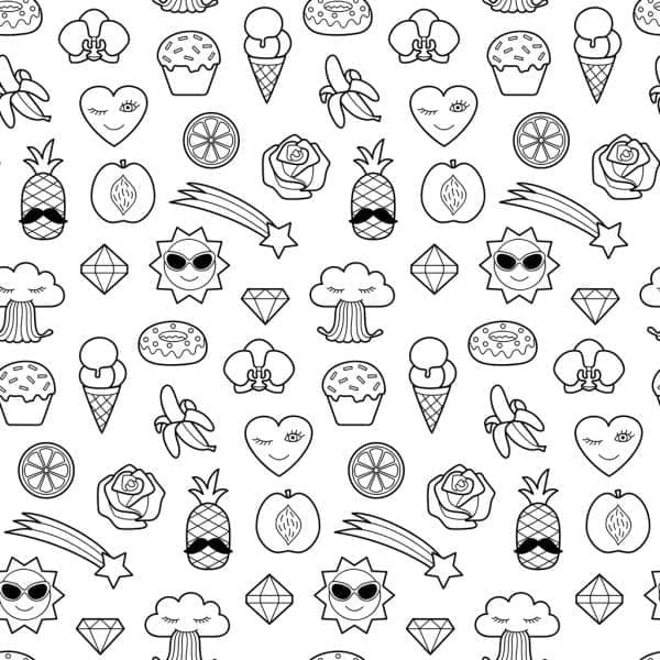 Best 45 Simple Coloring Pages Aesthetic Summer Ideas 11