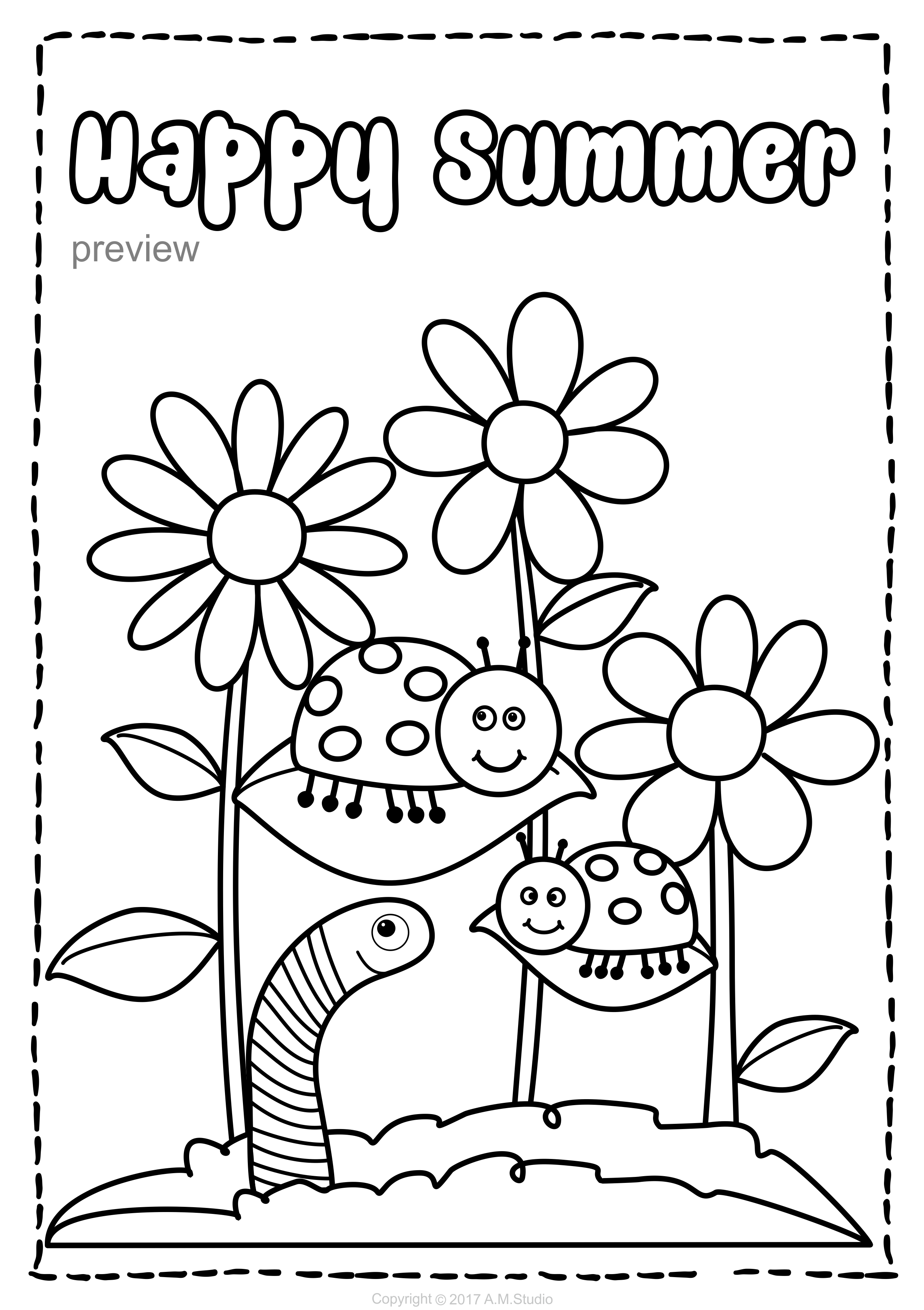 Best 45 Summer Coloring Pages Animals Ideas 30